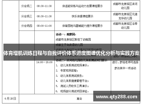 体育增肌训练日程与自我评价体系进度图谱优化分析与实践方案